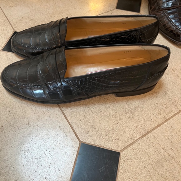 Mens alligator shoes Warren Edwards - Picture 2 of 2